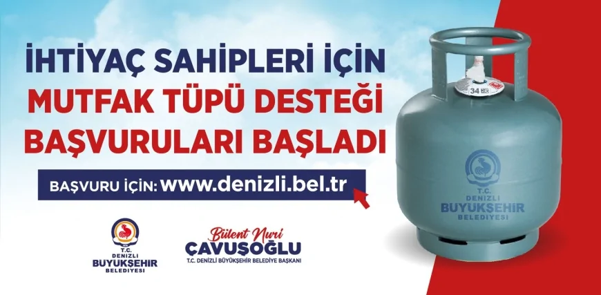 Denizli Büyükşehir Belediyesinin 12 Kiloluk Tüp Desteği Doğalgazsız Mahallelerde Artan Mutfak Maliyetlerine Karşı Hedef Odaklı Çözüm Sunuyor