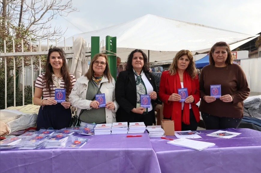 Şehzadeler Belediyesi Nurlupınar Pazaryerinde Kadınlara Şiddetten Korunma Yollarını Anlattı ve Güvenli Kent İçin Görüşlerini Topladı