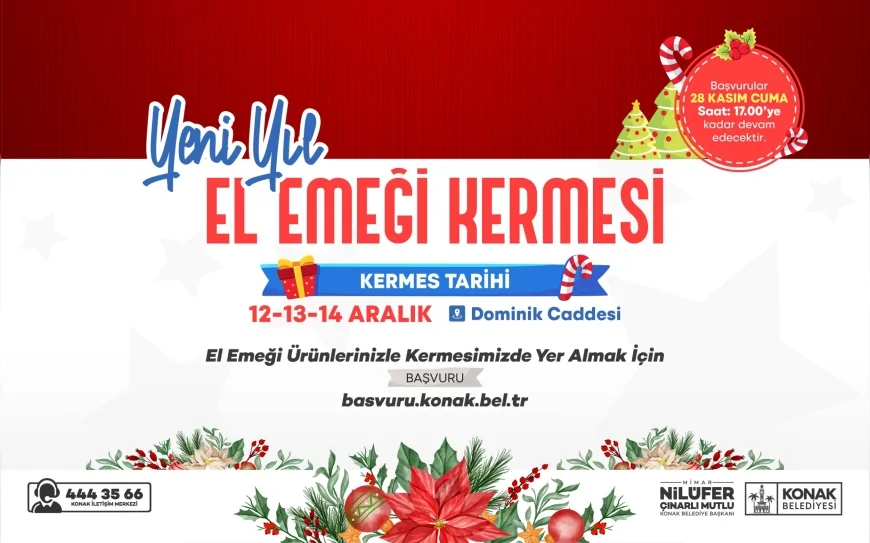Konak Belediye Başkanı Nilüfer Çınarlı Mutlu: “Yılbaşı kermeslerimiz bu yıl da kadın emeğini görünür kılacak”