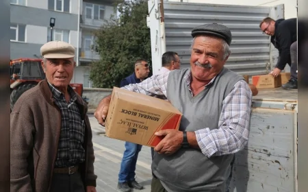 Eskişehir Büyükşehir Belediyesi Aralık Ayında Üreticilere Yönelik Mineral Blok ve Fondan Arı Yemi Destek Programını Başlatıyor