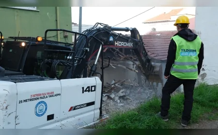 Yıldırım Belediyesi’nin Metruk Yapı Mücadelesi Hızlandı: Başkan Oktay Yılmaz “Huzuru Bozacak Karanlık Nokta Kalmayacak” dedi