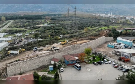 Bursa Büyükşehir Belediyesi Ankara Yolundaki Yoğunluğu Azaltacak Değirmenönü Karapınar Bağlantı Projesinde Çalışmaları Hızlandırdı