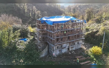 Ordu Büyükşehir Belediyesi Çamaş Cevat Bey Konağında Restorasyonu Hızlandırarak Asırlık Yapıyı Kültürel Miras Olarak Geleceğe Taşıyor