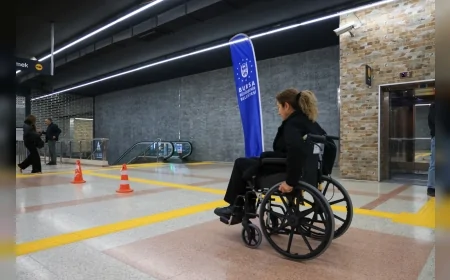 BursaRay Merinos İstasyonu’nda Kurulan Empati Parkuru 3 Aralık Dünya Engelliler Günü’nde Vatandaşlara Özel Gereksinimli Bireylerin Günlük Zorluklarını Deneyimleme İmkânı Sundu