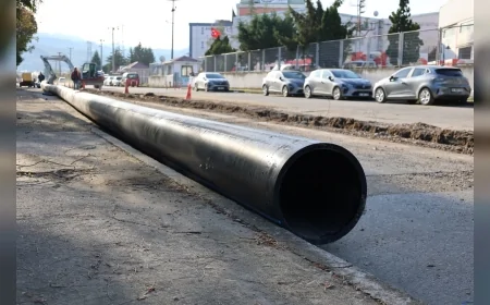 Ordu Büyükşehir Belediye Başkanı Mehmet Hilmi Güler’in talimatıyla Şehir Hastanesi’nin içme suyu ve kanalizasyon altyapısı kısa sürede tamamlandı