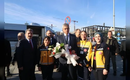 Sağlık Bakanı Kemal Memişoğlu Samsun’daki Ambulans Takdim Töreninde Acil Sağlık Hizmetlerinin Kapasite Artışını “Türkiye’nin Stratejik Yatırımı” Olarak Nitelendirdi