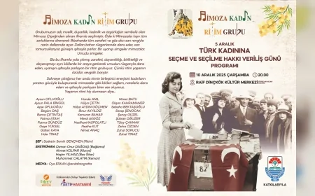 Yalova’da 5 Aralık’ın 91 Yılı İçin Düzenlenen Özel Programda Mimoza Kadın Ritim Grubu Sahneye Çıkmaya Hazırlanıyor