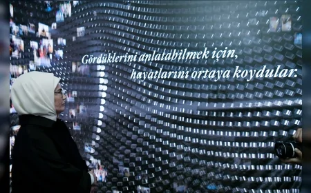 Cumhurbaşkanı Erdoğan’ın Eşi Emine Erdoğan: “Haksızlığa, yalana, adaletsizliğe ve soykırıma savaş açmak hepimizin en meşru savaşıdır”