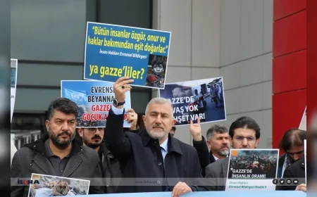 Ankara BM Türkiye Ofisi Önünde “İnsan Hakları Perspektifinde Derin Kırılma: Gazze” Çağrısı Dünya İnsan Hakları Günü’nde Yükseldi