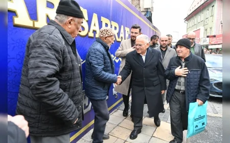 Kayseri Büyükşehir Belediye Başkanı Memduh Büyükkılıç Camikebir’de Esnafla Buluştu Talepleri Yerinde Dinledi