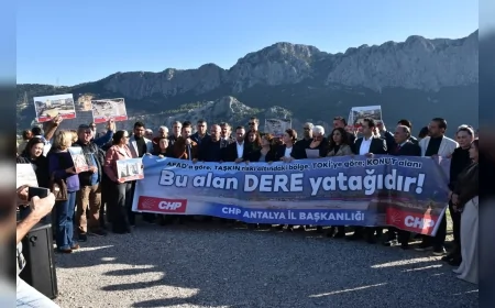 CHP Antalya İl Başkanı Nail Kamacı: “Konyaaltı Çakırlar’da dere yatağına mahalle kurmak istiyorlar”