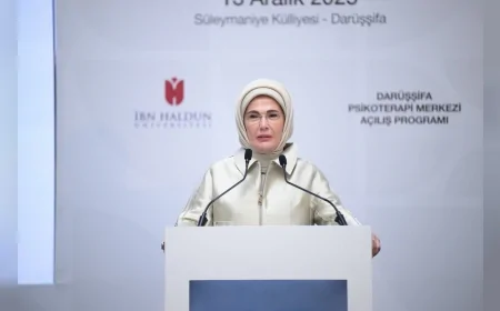 Cumhurbaşkanı Recep Tayyip Erdoğan’ın eşi Emine Erdoğan: “Bu merkezde medeniyetimizin şifa anlayışı modern bilimle buluşuyor”