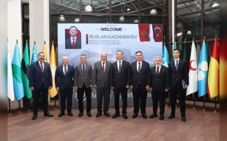 Kırgızistan Ankara Büyükelçisi Ruslan Kazakbaev’den ATO’ya yatırım çağrısı: “Türk Yatırım Fonu’nda Kırgızistan’a güçlü teşvikler var”