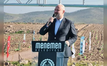 Menemen Belediye Başkanı Aydın Pehlivan: “Menemen’de Doğan Her Bebeğin Adı Bu Ormanda Yaşayacak”