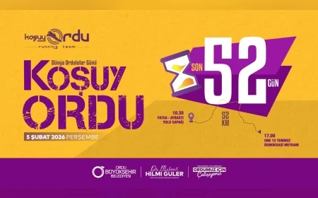 Ordu Büyükşehir Belediyesi 5 Şubat Dünya Ordulular Günü İçin 52 Kilometrelik Koşu Organizasyonunun Üçüncüsünü Fatsa’dan Altınordu’ya Düzenlemeye Hazırlanıyor