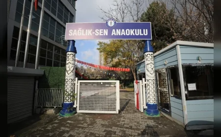 Sağlık-Sen’in Ankara’da Hizmete Açtığı Anaokulu Sağlık ve Sosyal Hizmet Profesyonellerinden Tam Not Aldı