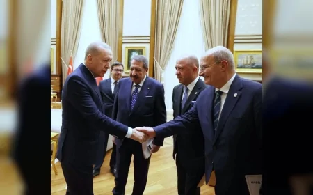 Cumhurbaşkanı Recep Tayyip Erdoğan, ATO Başkanı Gürsel Baran’ın da Yer Aldığı Heyeti Kabul Etti