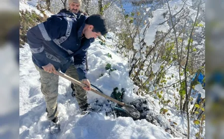 Ordu’da Dondurucu Soğuk Su Hatlarını Vurdu: OSKİ Donan Hatlara Anında Müdahale Etti
