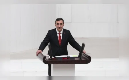 Cumhurbaşkanı Yardımcısı Cevdet Yılmaz: “Külliye saray değil milletin evidir, bütçe artışı ortalamanın altındadır”