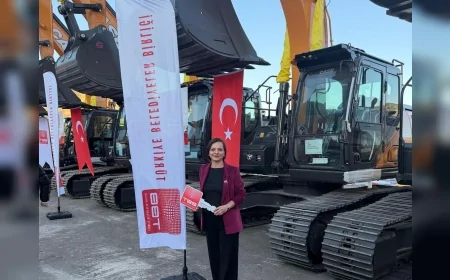 Türkiye Belediyeler Birliği’nden Karabağlar Belediyesi’ne 22 Tonluk Ekskavatör Desteği