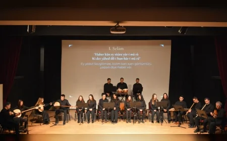 Ege Üniversitesi Devlet Türk Mûsıkîsi Konservatuvarı Hz. Mevlânâ’yı 752. Vefat Yıl Dönümünde “Acemaşirân Mevlevî Âyini” ile Andı