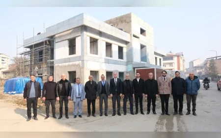 İnegöl Süleymaniye Mahallesi’nde 4 Hekimli Aile Sağlığı Merkezi Yükseliyor, 11 Bin Kişiye Hizmet Verecek