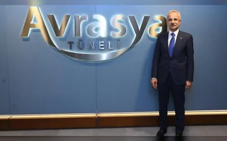 Ulaştırma ve Altyapı Bakanı Abdulkadir Uraloğlu: “Avrasya Tüneli 9 Yılda Ülke Ekonomisine 2,6 Milyar Dolar Katkı Sağladı”