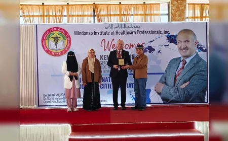 Uluslararası Sağlıklı Yaşlanma Elçisi Dr. Kemal Aydın Mindanao’da: “Sağlıklı Yaşlanma Temel Bir İnsan Hakkıdır”