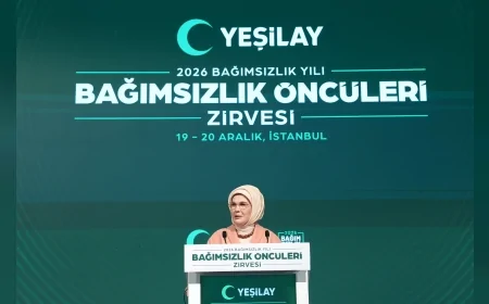 Cumhurbaşkanı Recep Tayyip Erdoğan’ın eşi Emine Erdoğan: “2026’yı Bağımsız Gelecek, Sağlıklı Nesiller anlayışıyla Bağımsızlık Yılı ilan ediyoruz”