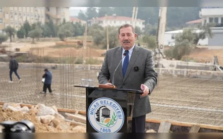 Milas Belediyesi Aydınlıkevler Mahallesi’nde Taziye Evi’nin Temelini Attı Dayanışmayı Güçlendirecek Proje Hayata Geçiyor