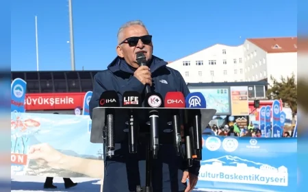 Kayseri Büyükşehir Belediye Başkanı Dr. Memduh Büyükkılıç: “Erciyes’te Sezonu Hemşehrilerimizle Birlikte Açtık”