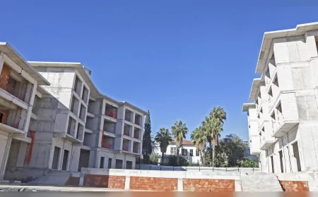 Antalya Büyükşehir Belediyesi Balbey Mahallesi Kentsel Yenileme Projesi’nde İlk Etapta Kaba İnşaat Tamamlandı