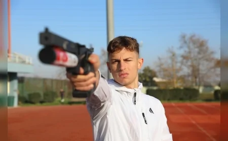 Bursa Büyükşehir Belediyespor’un Milli Sporcusu Muhammed Emir Kurtulan Avrupa’da 4 Altın Madalyayla Tarihe Geçti