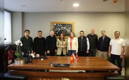 Antalya Büyükşehir Belediyesi Kızıllı Katı Atık Tesisi Kırgızistan’dan Gelen Heyete Örnek Oldu