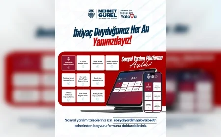 Yalova Belediye Başkanı Mehmet Gürel: “Sosyal Yardım Platformu ile talepler dijital ortamdan hızlı ve şeffaf şekilde iletilecek”