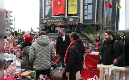 Buca Belediyesi Yeni Yıl Hediyelik Eşya Pazarı’nı Açıyor: Yerel Üretici İçin Dayanışma Vurgusu