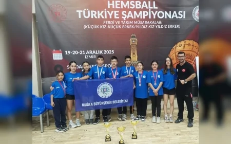Muğla Büyükşehir Belediyesi Sporcuları İzmir’deki Hemsball Türkiye Şampiyonası’ndan 4 Gümüş Madalya ile Döndü