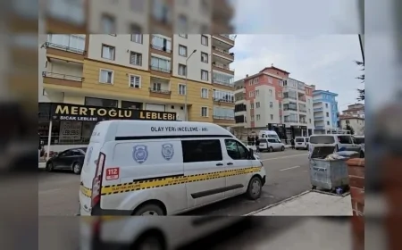 Çorum Ulukavak Mahallesi’nde 8’inci kattan düşen Süleyman Dinçay hayatını kaybetti