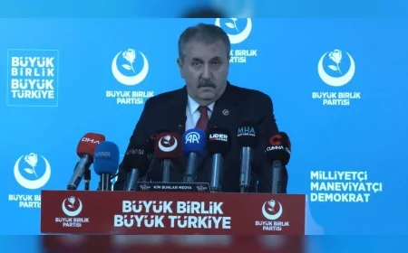 BÜYÜK BİRLİK PARTİSİ GENEL BAŞKANI MUSTAFA DESTİCİ: “UYUŞTURUCU BAHİS KUMAR HEPSİ YASAKLANMALI”