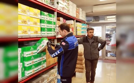 Yenimahalle Belediyesi Zabıta Müdürlüğü Yılbaşı Öncesi GİMAT’ta Gıda ve Market Denetimlerini Artırdı