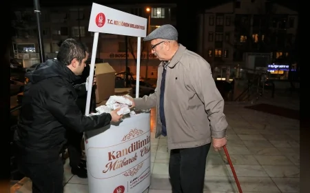 KEÇİÖREN BELEDİYE BAŞKANI DR MESUT ÖZARSLAN: “REGAİP KANDİLİ ÜLKEMİZE SAĞLIK BEREKET VE RAHMET GETİRSİN”