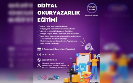 İzmir Büyükşehir Belediyesi kadınlar için dijital okuryazarlık eğitimini Meslek Fabrikası’nda başlatıyor