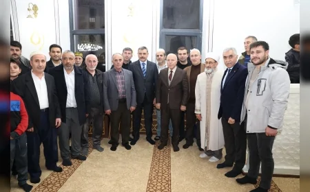 Erzurum’da Yıldız Kardeşler Camii Regaib Kandili Programıyla İbadete Açıldı