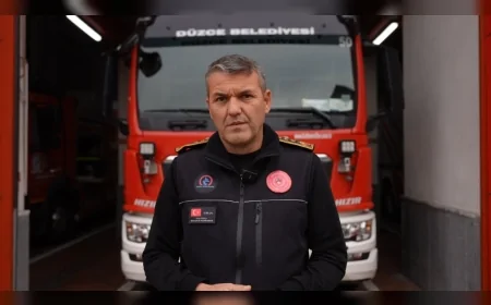 Düzce Belediyesi İtfaiye Müdürü Mehmet Ali Kahraman: “Baca Kontrolü, Tamiratı ve Temizliği Aksatılmamalı”