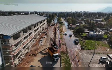 ASAT Akdeniz Sanayi Sitesi bölgesinde yeni kanalizasyon hattı imalatına başladı