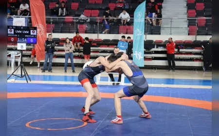 Gençlik ve Spor İl Müdürü: “21 ilden 133 sporcunun katıldığı güreş müsabakaları Çorum’da başladı”