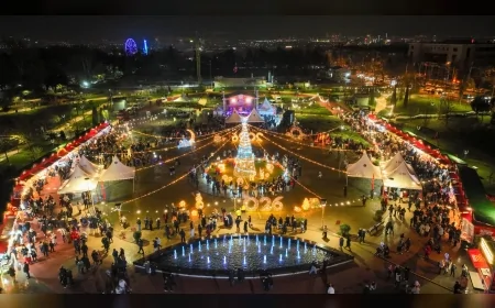 Bursa Büyükşehir Belediyesi’nin Yeni Yıl Meydanı Konserler, Etkinlikler ve Buz Pistiyle Bursalıları Bir Araya Getiriyor