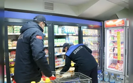 Elazığ Belediyesi Zabıta Müdürlüğü Yeni Yıl Öncesi Gıda Denetimlerini Kent Genelinde Artırdı