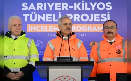 Ulaştırma ve Altyapı Bakanı Abdulkadir Uraloğlu: “Sarıyer-Kilyos Tünelimizin Yapım Çalışmalarını 2026 Yılı İçerisinde Tamamlama Hedefiyle 7 Gün 24 Saat Aralıksız Sürdürüyoruz”