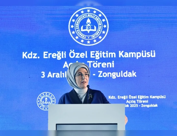 Emine Erdoğan Karadeniz Ereğli Özel Eğitim Kampüsü Açılışı Sonrası Paylaşımında: “Bu kampüs çocuklarımızın kalplerine güç yollarına ışık versin”